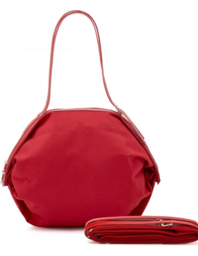 Bolsa Popcorn - tecido técnico vermelho