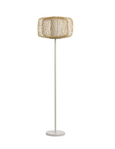 Luminária Piso Rattan Italiano
