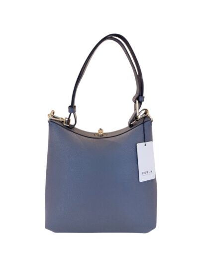 Bolsa Italiana Furla Couro Natural