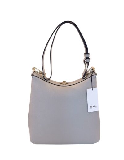 Bolsa Italiana Furla Couro Natural