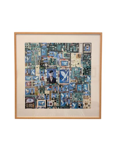Colagem Magritte Beto Silva Tm. 104x104