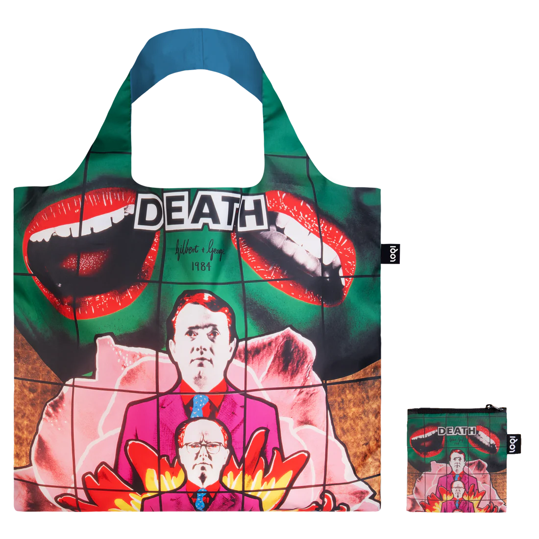 Ecobag Gilbert & George Death, Hope, Life, Fear LOQI - Imagem 2