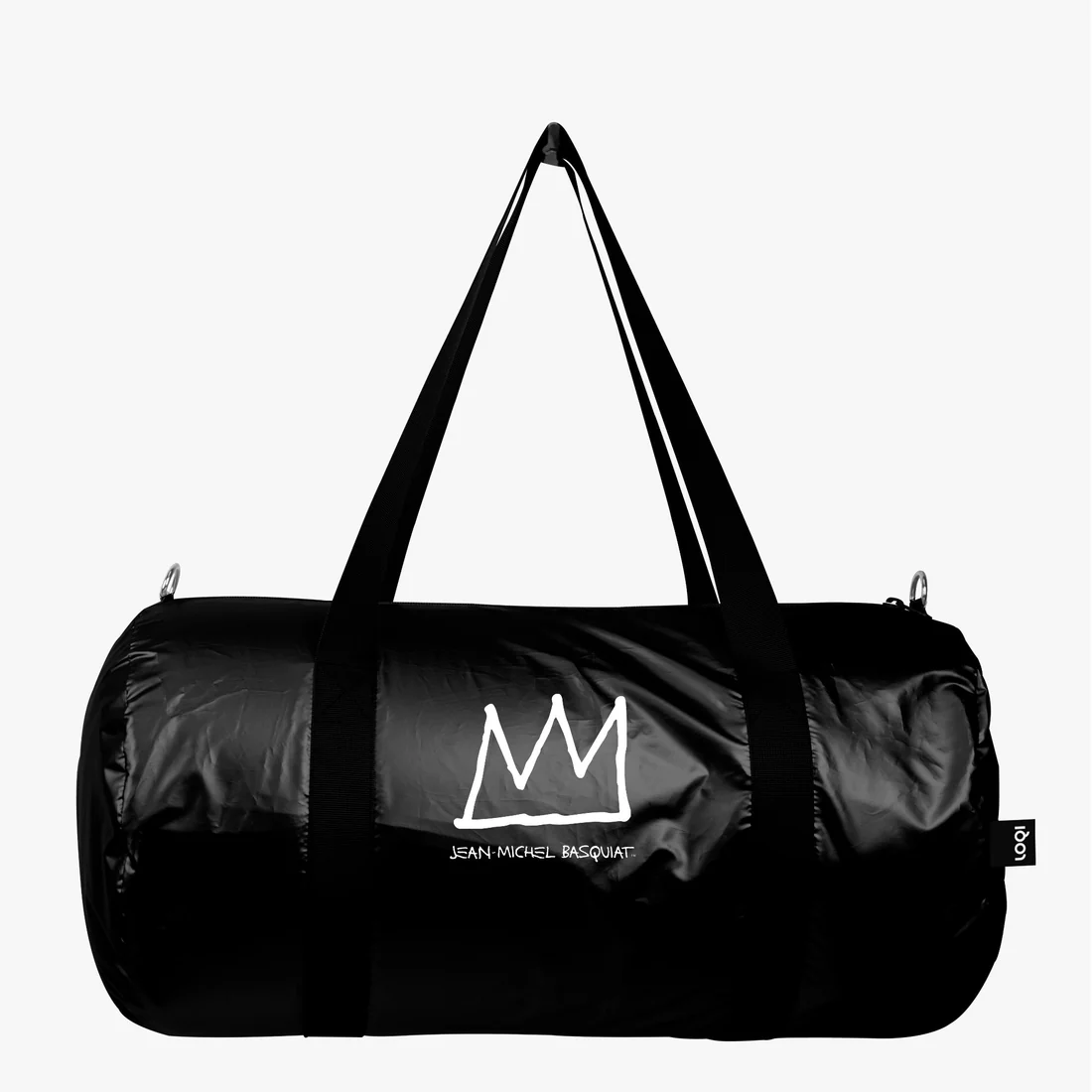 Bolsa de viagem Jean Michel Basquiat Crown Black LOQI