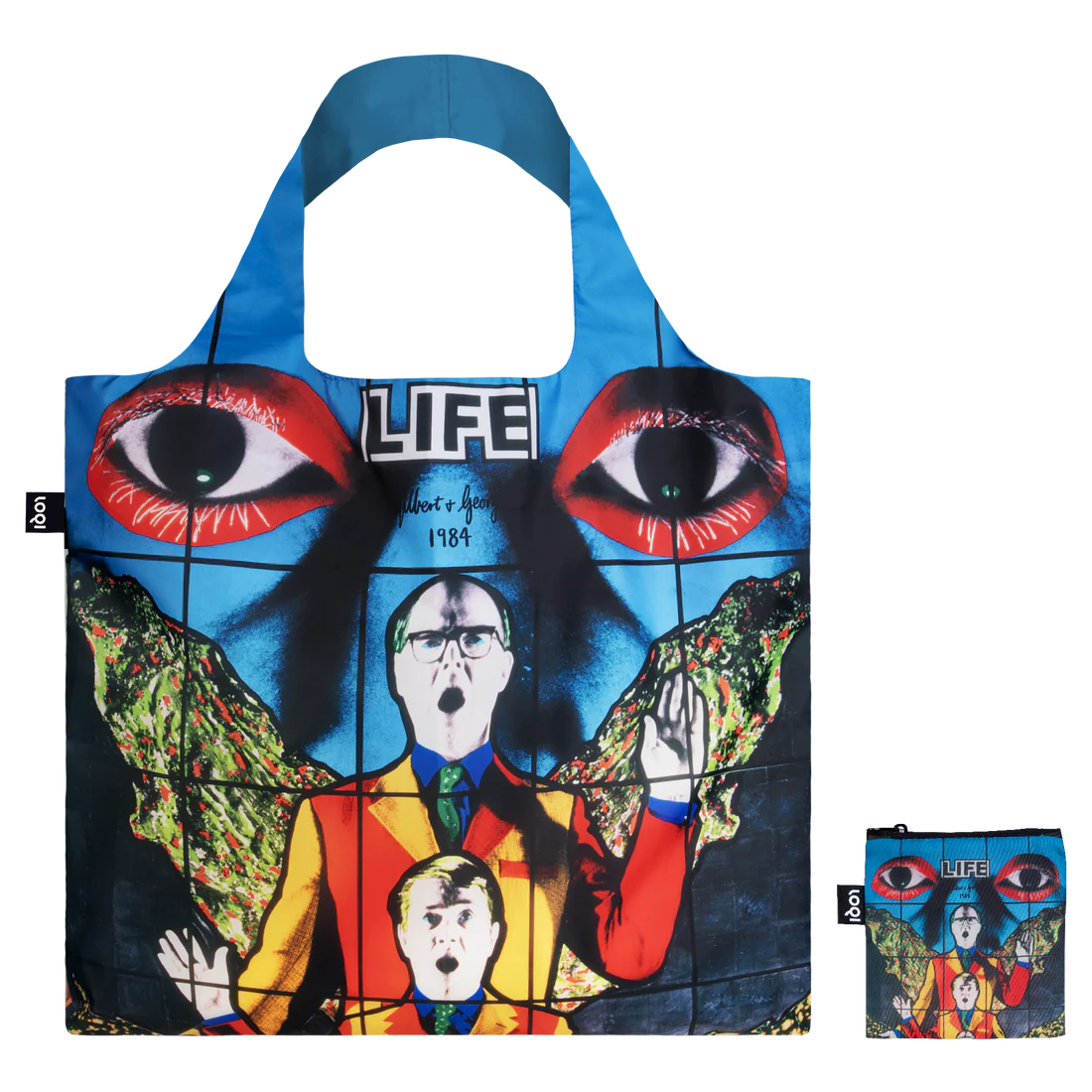 Ecobag Gilbert & George Death, Hope, Life, Fear LOQI