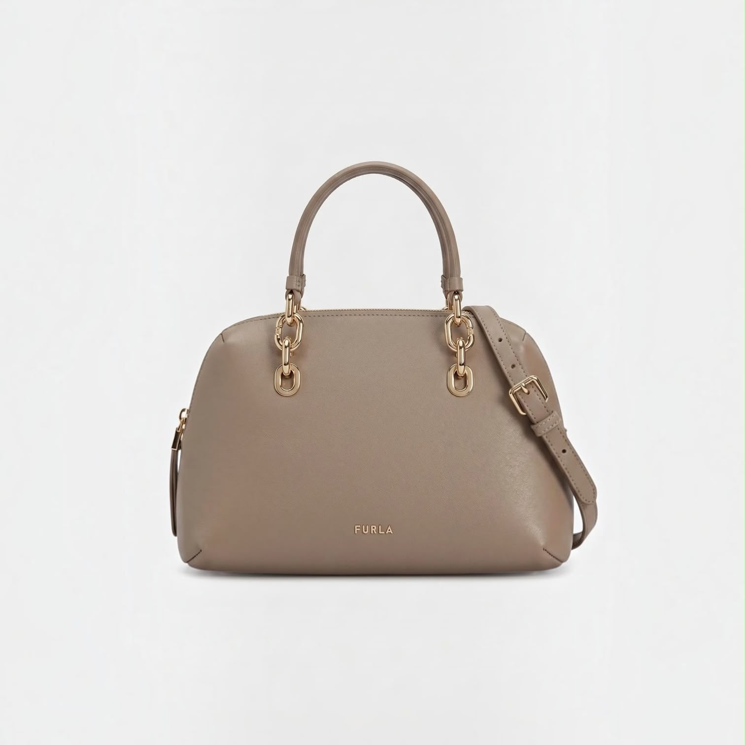 Bolsa Galaxia em couro natural Furla