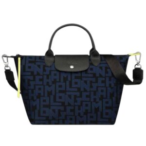 Bolsa Le Pliage M Handbag LGP Black Navy Longchamp