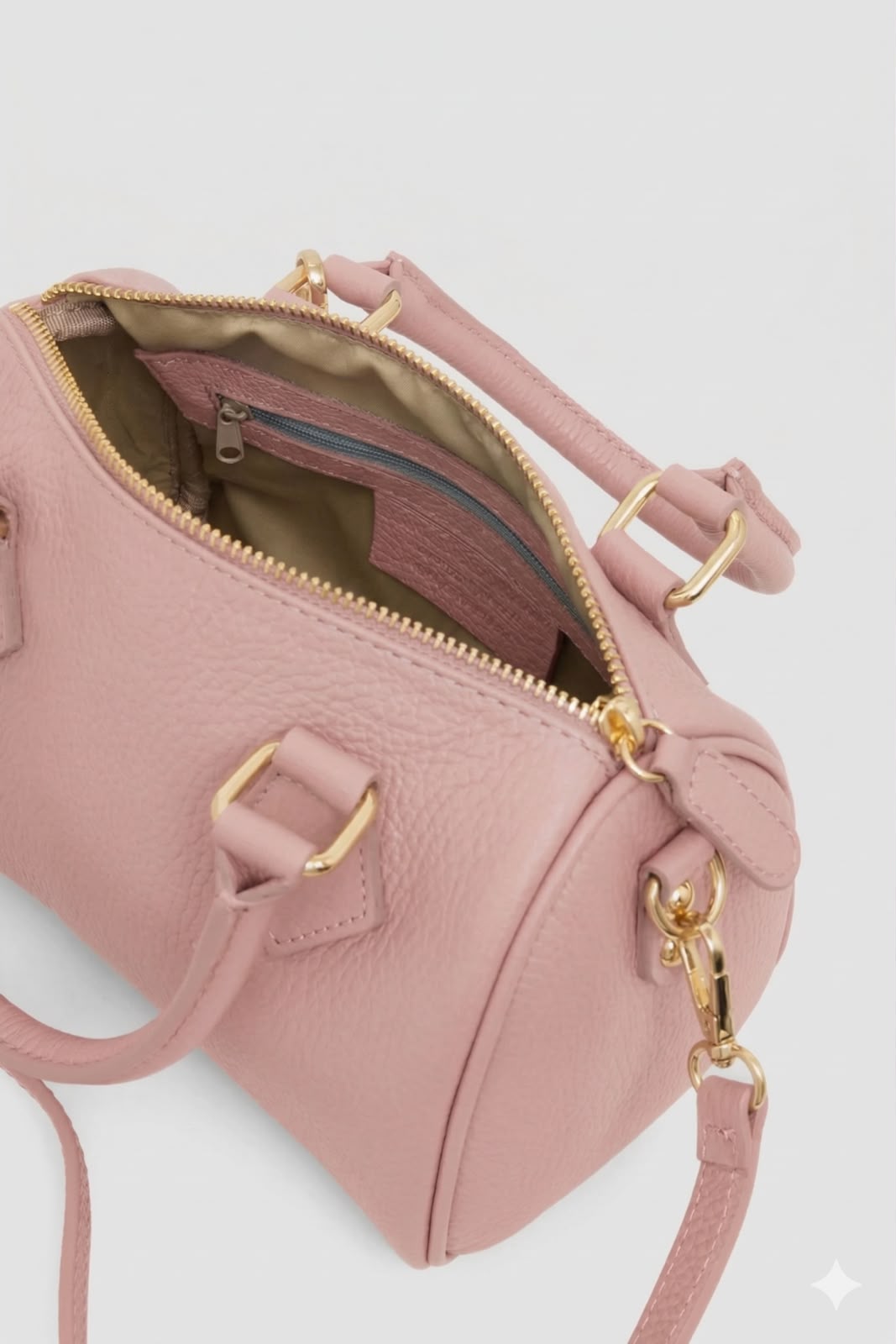 Bolsa em couro Mini Avventura Made in Italy - Imagem 8