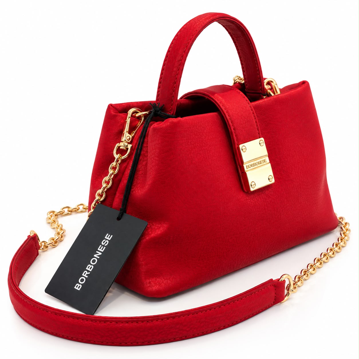 Bolsa Mini CT em tecido tecno Borbonese
