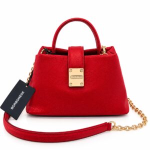 Bolsa Mini CT em tecido tecno Borbonese