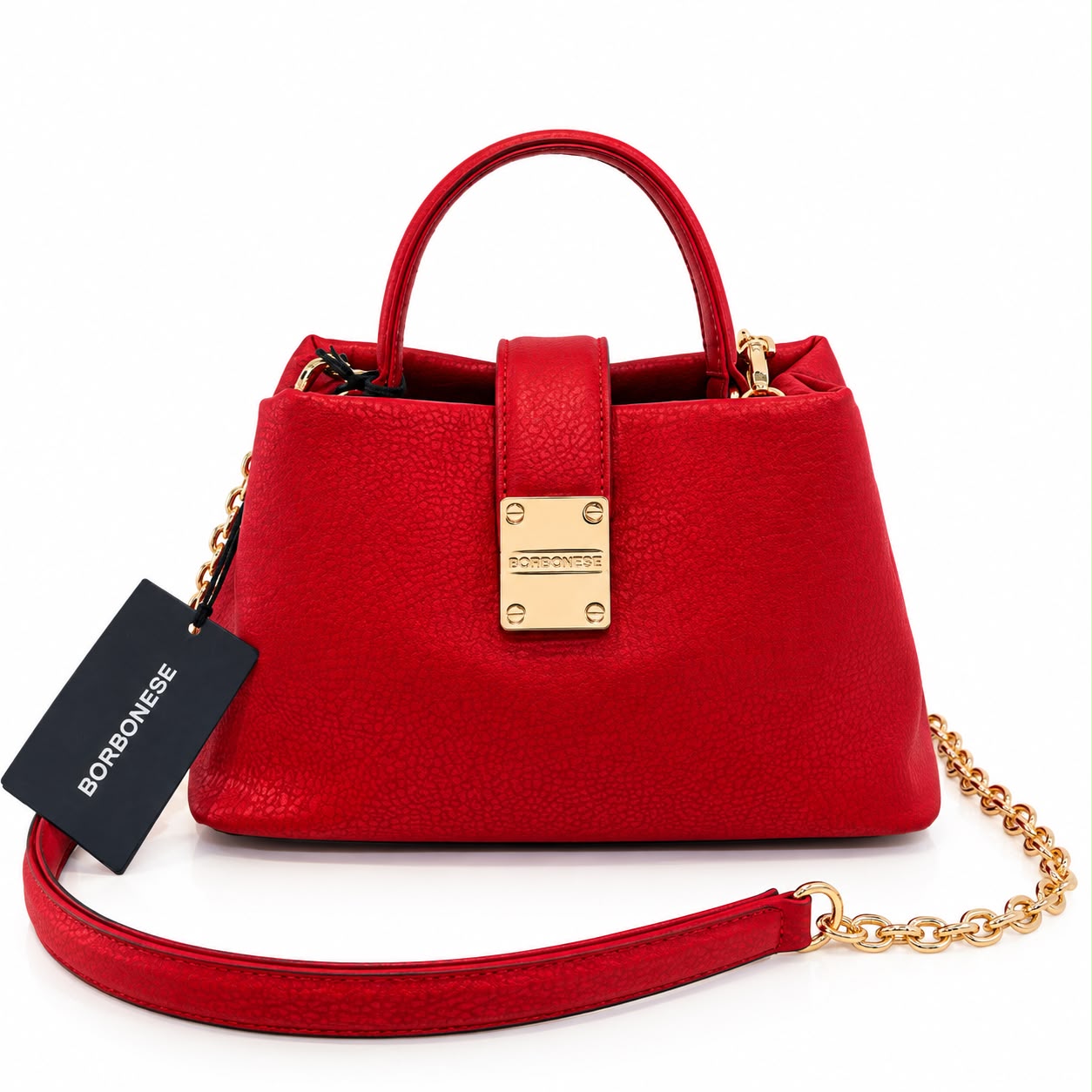 Bolsa Mini CT em tecido tecno Borbonese