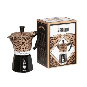 Cafeteira Italiana Bialetti Moka Express Leopard D&G